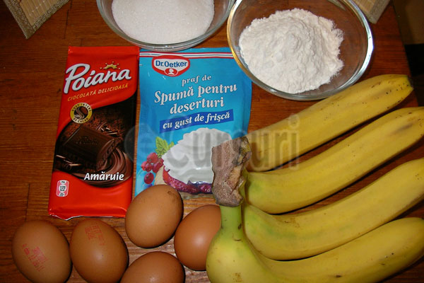 Prajitura cu banane